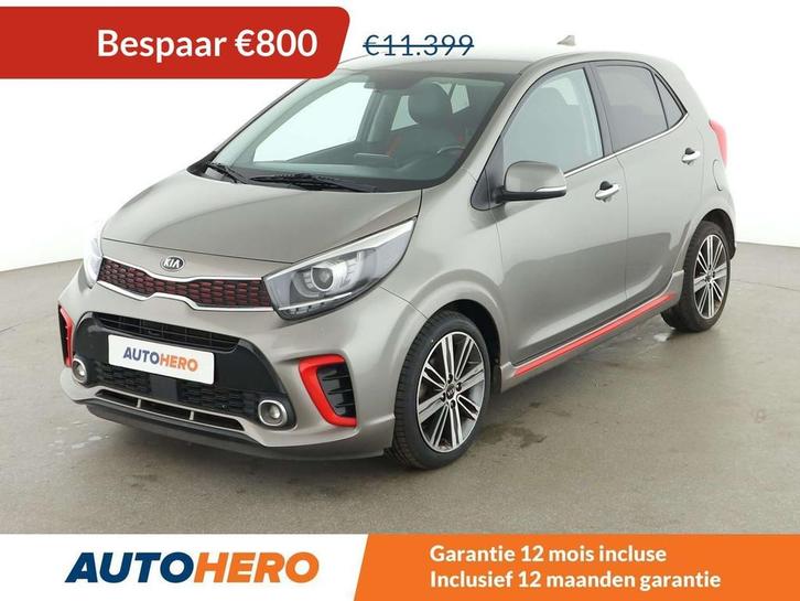 Kia Picanto 1.0 TGDI GT Line (bj 2019), Auto's, Kia, Te koop, Picanto, ABS, Achteruitrijcamera, Airbags, Airconditioning, Bluetooth