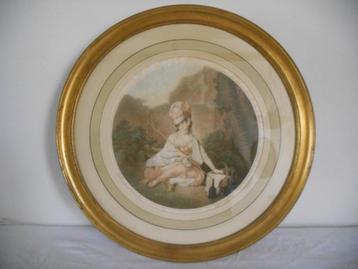 Ronde houten lijst (frame) O beschikbaar voor biedingen