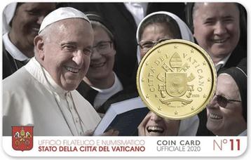 Coincard Vaticaan 2020 beschikbaar voor biedingen