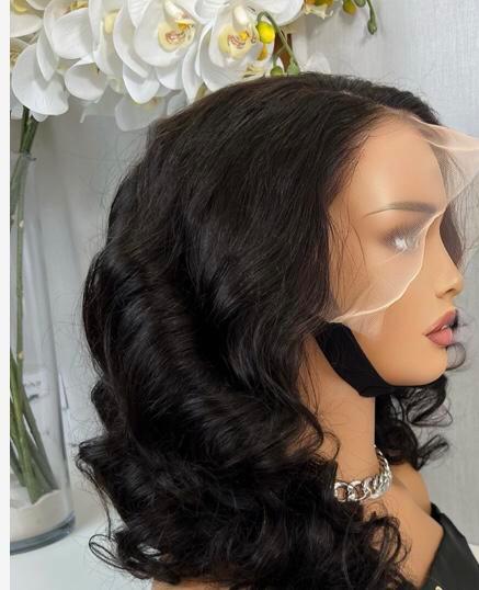 Echt harige pruik 13X4 Lace frontal wig 100% human hair, Handtassen en Accessoires, Uiterlijk | Haarverzorging, Zo goed als nieuw