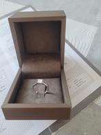 Solitaire diamant  or blanc, Handtassen en Accessoires, Ringen, Ophalen of Verzenden, Zo goed als nieuw, Wit, Goud