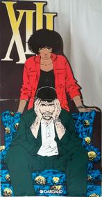 PLV/reclame pancarte XIII met/et Jones, Une BD, Enlèvement, Comme neuf, William Vance