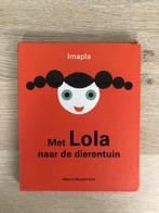 Met Lola naar de dierentuin - uitklapboek, Livres, Livres pour enfants | 0 an et plus, 1 à 2 ans, Comme neuf, Envoi, Imapla