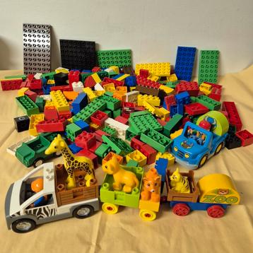 Lot duplo blokken, autootjes e'n diertjes beschikbaar voor biedingen