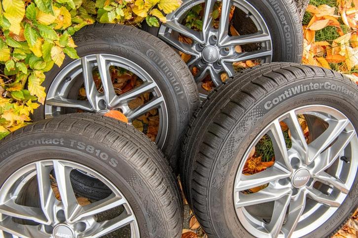 Alutec Velgen Ikenu met Continental Winterbanden, Auto-onderdelen, Banden en Velgen, Velg(en), Winterbanden, 17 inch, 235 mm, Overig