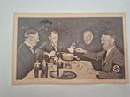Foto diner München 1938: Chamberlain, Hitler, Mussolini, Ophalen of Verzenden