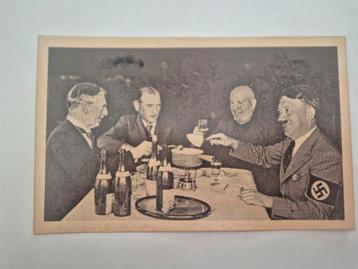 Foto diner München 1938: Chamberlain, Hitler, Mussolini

 beschikbaar voor biedingen