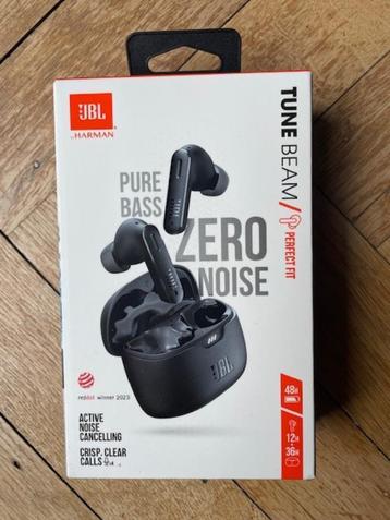 JBL Harman pure bass zero noise tune beam in-ear headphones disponible aux enchères