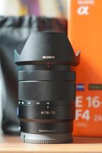 Sony E 16-70mm F/4.0 ZA OSS ZEISS Vario-Tessar T* occasion, Audio, Tv en Foto, Overige typen, Ophalen of Verzenden, Zo goed als nieuw