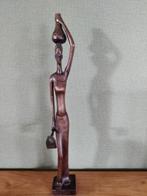 Mooi Afrikaans houten beeldhouwwerk (Afrikaanse vrouw)
