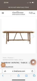 Table en bambou Tine K, Maison & Meubles, Tables | Tables à manger, Enlèvement, Neuf