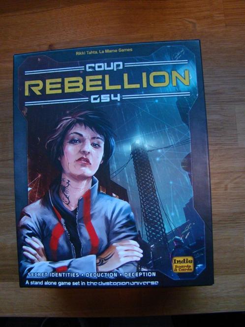 Coup: Rebellion G54 (Kickstarter), Hobby en Vrije tijd, Gezelschapsspellen | Bordspellen, Zo goed als nieuw, Ophalen of Verzenden