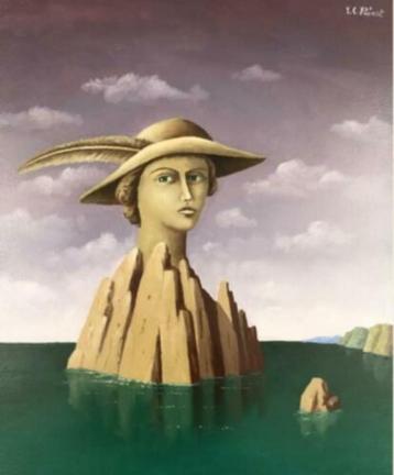 huile sur panneau Hommage à la Comtesse signe carl prevot, Enlèvement ou Envoi