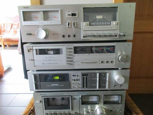 set van 3 decks om te beoordelen, Audio, Tv en Foto, Cassettedecks, Sony, Ophalen