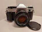 Zeer goed bewaarde Canon AE1 Program met een 50mm lens, Ophalen of Verzenden, Zo goed als nieuw, Canon