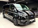 Ford Transit SPORT 2.0TDCi 185CV CARBOX LANG TVAC FULL O, Auto's, 1995 cc, 4 cilinders, Zwart, Leder