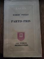 Partis pris par Robert Poulet, Livres, Général, Utilisé, Enlèvement ou Envoi, Deuxième Guerre mondiale