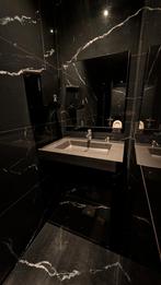 wastafel lavabo zwart quartz 75cm, Ophalen, Wastafel