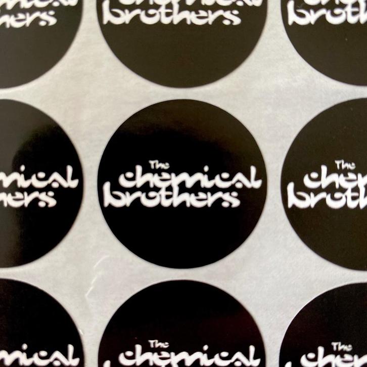 Chemical Brothers stickers - 10 stuks, Hobby en Vrije tijd, Stickers en Plaatjes, Nieuw, Meerdere stickers, Ophalen of Verzenden