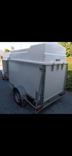 Gesloten aanhangwagen TE HUUR max 750kg, Auto diversen, Aanhangers en Bagagewagens, Ophalen, Gebruikt