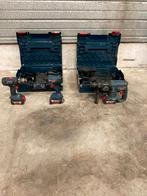 Titel: 2 Bosch pro schroevendraaiers/perforators, Doe-het-zelf en Bouw, Zo goed als nieuw