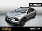 Citroen Ë-C4 X Shine Pack 50 kWh, Auto's, Citroën, Gebruikt, 136 pk, Leder en Stof, Zilver of Grijs