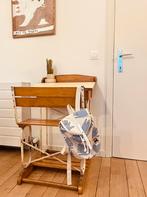 Retro schoolbankje, Kinderen en Baby's, Kinderkamer | Tafels en Stoelen, Ophalen, Gebruikt, Tafel(s) en Stoel(en)