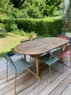 Table de jardin 6/10 personnes, Ophalen, Gebruikt, Ovaal, Teakhout