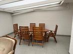 Tuinset met 6 stoelen, Tuin en Terras, Ophalen, Gebruikt