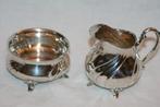 Zilver 835 melk en suikerpot, Ophalen of Verzenden, Zilver