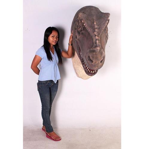 T-Rex Head Jumbo – Dinosaurus beeld Hoogte 84 cm, Verzamelen, Dierenverzamelingen, Nieuw, Ophalen