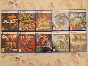 Verschillende Ps5 games te koop. beschikbaar voor biedingen