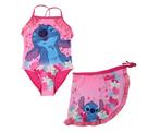 Stitch Badpak met Sarong - Mt 98/104 - 110/116 - 122/128, Disney, Maat 116, Meisje, Badpak