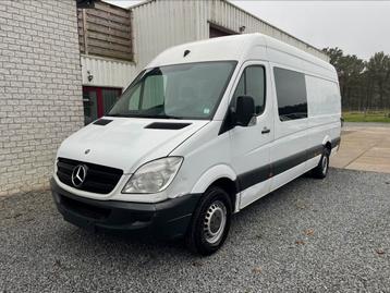 Mercedes Sprinter 313 cdi 129 pk 2011 dubbel cabine L4H2 !, Autos, 2198 cm³, Euro 5, Achat, 4 portes