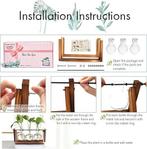 Plantenterrarium met houten standaard | GRATIS LEVERING, Envoi, Autres espèces