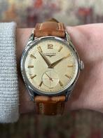 Montre Longines Vintage, Handtassen en Accessoires, Horloges | Heren, Leer, Staal, Polshorloge, Zo goed als nieuw