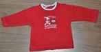 5/58. Sweat rouge pour garçon de 6 mois. Taille 62, Kinderen en Baby's, Babykleding | Maat 62, Ophalen of Verzenden, Zo goed als nieuw
