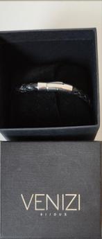 Armband voor heren, Ophalen, Nieuw, Zwart, Staal