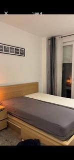 Lit avec matelas separe, Enlèvement, Utilisé, Deux personnes