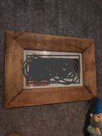 2 grote kaders teak mangohout, Antiek en Kunst, Ophalen