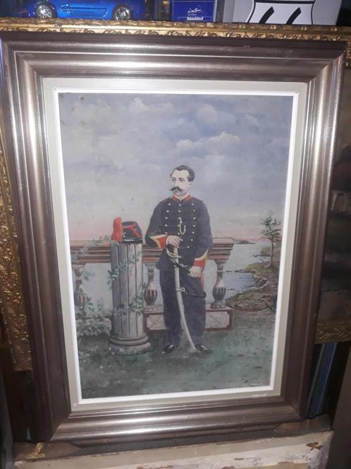 huile sur toile attribue a henri riviere, Antiek en Kunst, Kunst | Schilderijen | Klassiek, Ophalen of Verzenden