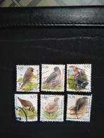 Vogels van Buzin (4), Postzegels en Munten, Dier of Natuur, Verzenden, Gestempeld