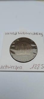 Wereld tentoonstelling antwerpen 1885, Postzegels en Munten, Ophalen of Verzenden
