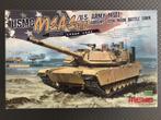 Meng M1A1 Abrams Tusk U.S. Army Main Battle Tank, Hobby en Vrije tijd, Modelbouw | Auto's en Voertuigen, Ophalen of Verzenden