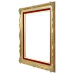 Vintage Vergulde Lijst Barok Stijl Rood Fluweel Klassiek 65, Huis en Inrichting, Gebruikt, 50 tot 75 cm, ..., Ophalen of Verzenden