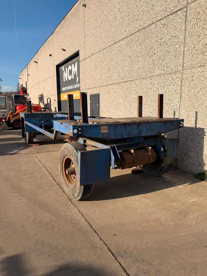 aanhanger, Auto's, Vrachtwagens, Bedrijf, Aanhangers en Opleggers, Blauw, Ophalen