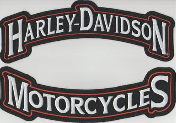 Harley Davidson Motorcycles set stoffen opstrijk patches #1 beschikbaar voor biedingen