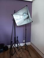 Lampe de studio professionnelle sur pieds avec les 4 lampes, Audio, Tv en Foto, Fotografie | Fotostudio en Toebehoren, Ophalen of Verzenden