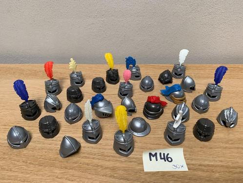 PLAYMOBIL M46: LOT 30 RIDDERHELMEN, Kinderen en Baby's, Speelgoed | Playmobil, Ophalen of Verzenden