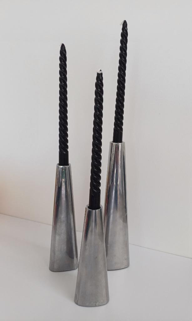 3 Ikea Rënos kandelaars, Huis en Inrichting, Woonaccessoires | Kandelaars en Kaarsen, Gebruikt, Ophalen of Verzenden